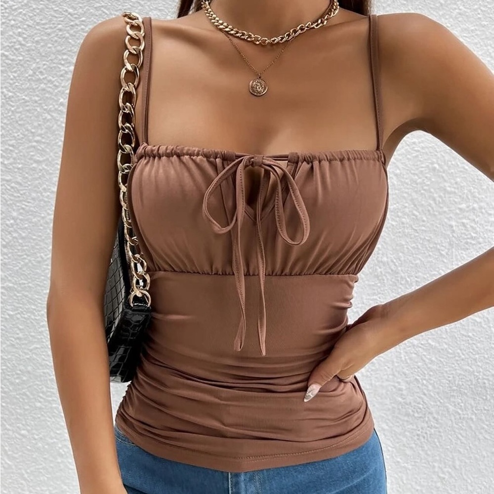 Brown shirt